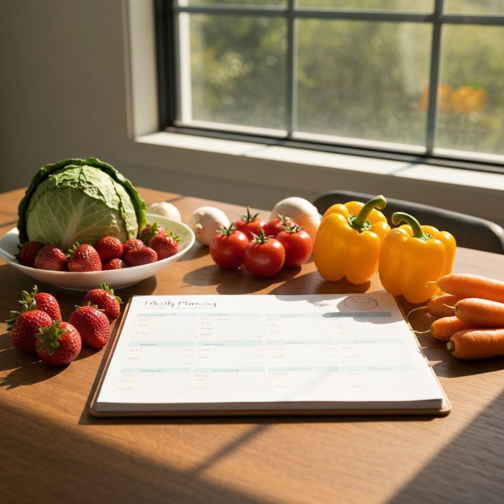 Healthy nutrition planning